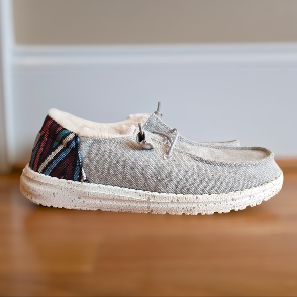 Hey Dude Women's Wendy Funk Wool  | Grey | Size 7 - Picture 4 of 7